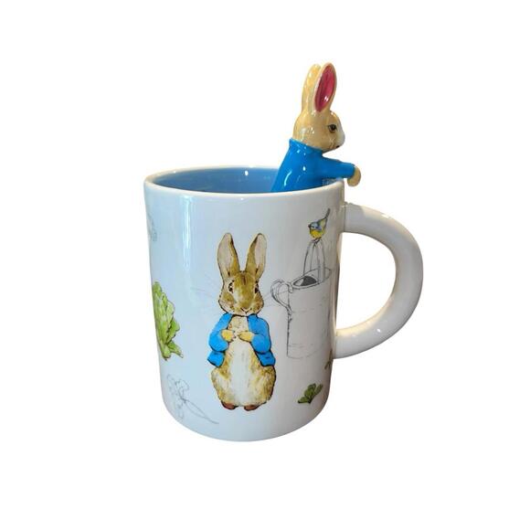 The World of Beatrix Potter PETER RABBIT 3D Jumbo Ceramic Mug ZRIKE BRANDS - Picture 4 of 10